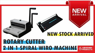 New Stock📦Arrived  2 in 1 SpiralWiro Machine  Rotary Cutter  Buy abhishekidcom [upl. by Clarkson]