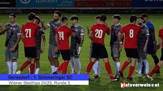 Highlights Gerasdorf  Simmering Wiener Stadtliga 2425 [upl. by Devinne]