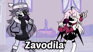 FNF Zavodila but it’s Ruvina vs Selene Collab with Kyotoxer [upl. by Jarad291]