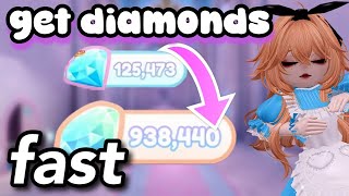 900k Diamonds In ONE WEEK Farming Tips  Royale High [upl. by Anauqat]