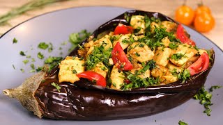 Eggplant stuffed with meat made like a boat Surprise your guests [upl. by Ainnet]