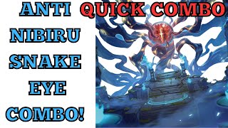 QUICK COMBO PURE SNAKEEYE ANTI NIBIRU COMBO yugioh [upl. by Nennek897]