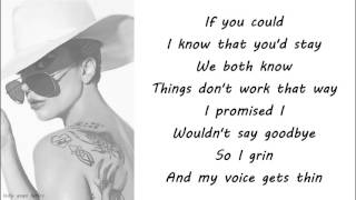 Lady Gaga  Joanne Lyrics [upl. by Tiffi]