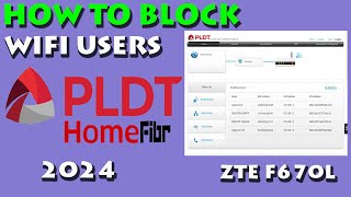 HOW TO BLOCK WIFI USERS on PLDT ZTE F670L using a phone [upl. by Lessirg88]