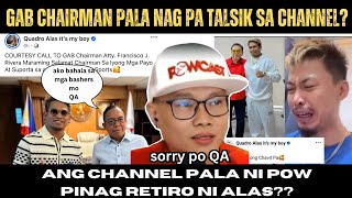 ang channel pala ni boss pow ang pinag retiro ni alas chavit singson gumalaw na pinoyboxing [upl. by Racso662]