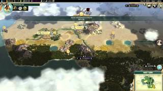 Lets Play Civilization V Brave New World  Part 2 [upl. by Hsakiv]