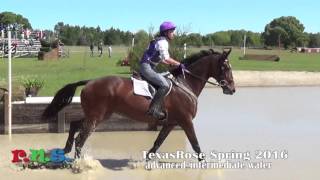 TEXAS ROSE SPRING HORSE TRIALS Advanced amp Intermediate Water Jump [upl. by Nimesay]