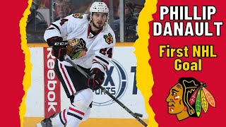 Phillip Danault 24 Chicago Blackhawks first NHL goal Jan 8 2016 Classic NHL [upl. by Apurk400]