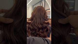 Caramel chocolate brown Hair Colour 💇🏻‍♀️ haircolorhighlightscurlyhai haircare haircolor ￼ [upl. by Janifer]