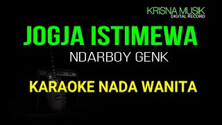 JOGJA ISTIMEWA KARAOKE DANGDUT KOPLO NADA CEWEK [upl. by Leuneb]