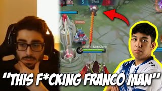 MOBAZANE GOT TRAUMATIZED BY THIS PRO PLAYERS FRANCO [upl. by Ahsiekal]