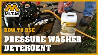 How To Use Detergent For Your Pressure Washer [upl. by Chadd305]