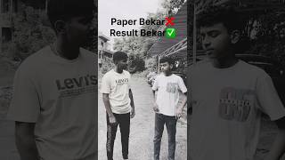 Paper Belar❌ Result Bekar✅ funnyvideo shorts acbros [upl. by Quitt]