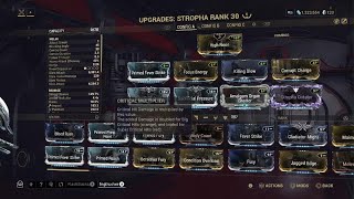 Warframe Builds End game Stropha Build [upl. by Zirtaeb]