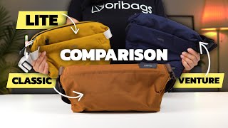 Ultimate Bellroy Slings Comparison Video 2023  Oribags [upl. by Eidua]