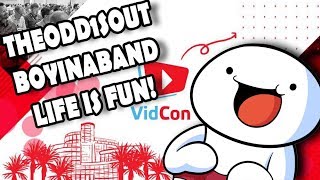 THEODD1sOUT amp BOYINABAND  Life is Fun  Live at Vidcon London [upl. by Eintruoc]