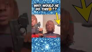 Rapper Rylo Huncho pulls GUN trigger on camera what happens NEXT is INSANE shorts [upl. by Oileve]