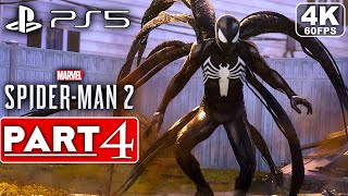 SPIDERMAN 2 Gameplay Walkthrough Part 4 4K 60FPS PS5  No Commentary FULL GAME [upl. by Samal408]