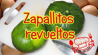 Zapallitos revueltos con huevo  receta FÁCIL Y RÁPIDA [upl. by Enaywd]