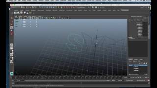 Maya extruding illustrator curves [upl. by Ennaeel634]