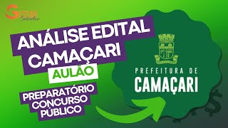 Análise do Edital  Concurso Camaçari 2023 [upl. by Reagen459]