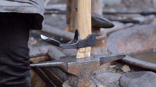 Making an adze  Blacksmithing [upl. by Gipps]