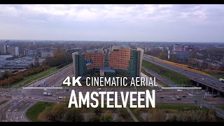 AMSTERDAM AMSTELVEEN Drone 4K 🇳🇱  Holland Ultra HD [upl. by Aeret]