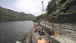 Pulpit Rock viaduct construction [upl. by Atiker]