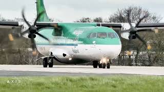 Leeds Bradford Airport Crosswind Chaos [upl. by Enyallij]