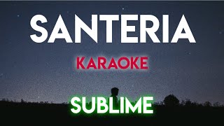 SANTERIA  SUBLIME KARAOKE VERSION music trending reggaeton lyrics karaoke song trend [upl. by Junko]