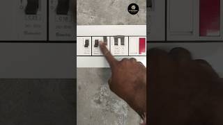 Switch type MCB  MCB switch type  wiring MCB  viralvideo electrician wiring youtubeshorts [upl. by Ahsienod]