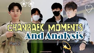 CHANBAEK MOMENTS amp ANALYSIS 2023 Part 2 [upl. by Rawde]