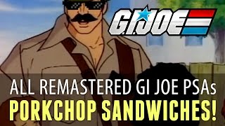 GI Joe PSA Compilation  Remastered HD [upl. by Neffets]