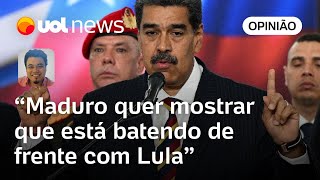 Maduro quis mostrar publicamente insatisfação com Lula para dizer que bate de frente  Sakamoto [upl. by Ebberta]