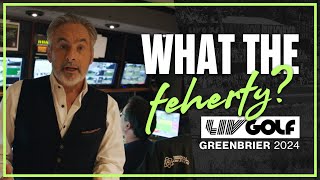 WTF Behind The Scenes Of A LIV Golf Broadcast  LIV Golf Greenbrier [upl. by Ardelia945]