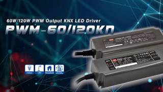 MEAN WELL  LED applications for constant voltage KNX lighting driver without DALI [upl. by Aikemal]