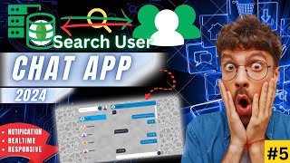 User Search amp Chatting Tutorial 5 RealTime Chat App with MERN Stack  Node js  MongoDb [upl. by Jenilee44]