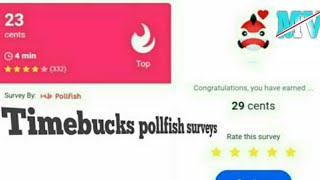 How to Qualify Pollfish surveys and Complete TIMEBUCKS Surveys [upl. by Ellsworth67]