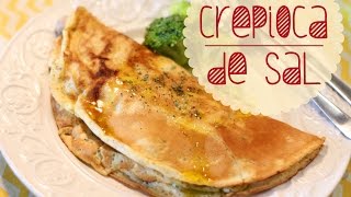 Receita de Crepioca Salgada [upl. by Netsruk]