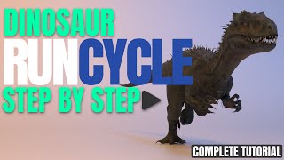 Animation Masterclass How to Create a Dinosaur Run Cycle in Maya [upl. by Enois256]