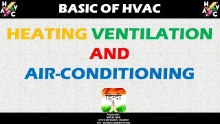 HVAC Training Basics  Heating Ventilation and Air Conditioning  Hindi Version [upl. by Ahsele731]