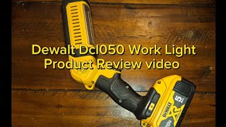 Dewalt Dcl050 20v Max Work Light [upl. by Llerej]