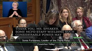 Sonia Furstenau Question Period Nov 20 [upl. by Nixon517]