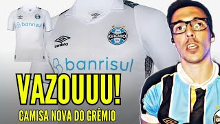 🚨 CAMISA N°ll DO GRÊMIO 2425 DETALHES DA NOVA CAMISA BRANCA 🤍💙 [upl. by Halsted319]