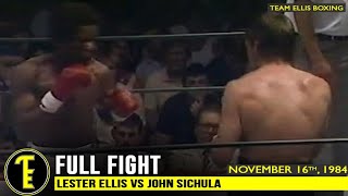 AND THE NEW COMMONWEALTH CHAMPION LESTER ELLIS VS JOHN SICHULA  FULL FIGHT [upl. by Enirolf]