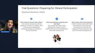 Navigating my experience with clinical trials in Pulmonary Hypertension [upl. by Eastman]