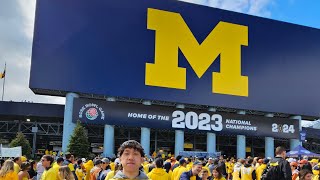 UMICH vs texas  Gameday Vlog [upl. by Ahsitneuq442]