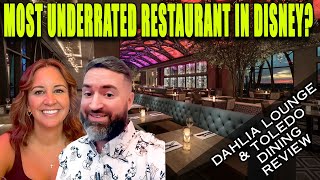 DISNEY DINING REVIEW DAHLIA LOUNGE TOLEDO CORONADO SPRINGS DELICIOUS amp AFFORDABLE DISNEY WORLD [upl. by Wilkins624]