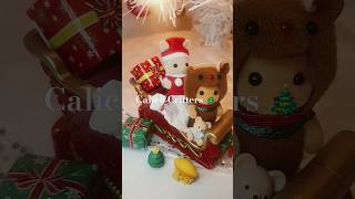 Calico Critters 🎄 calicocritters calicocritterstoys christmassleigh holidays christmas toys [upl. by Orvil175]