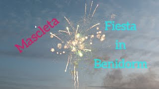 Live Fireworks in Benidorm Alicante Spain Grandiosa Mascleta [upl. by Ladin]